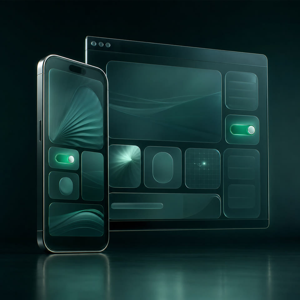 Original c9c artwork: custom web and mobile applications shaped around a business